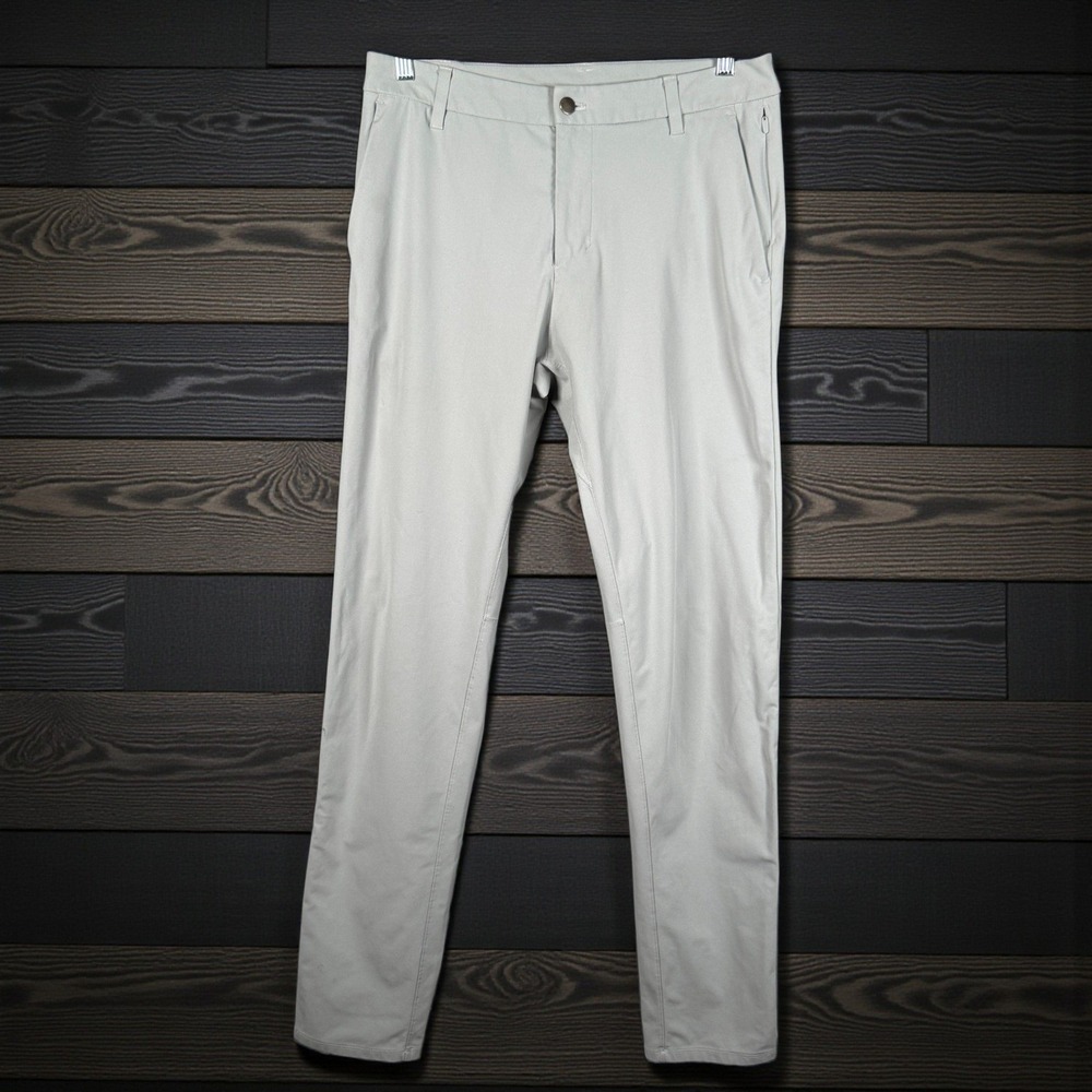 Lululemon Commission Pants Men's 32x34 Asphalt Gray Golf Performance M5AFE - Picture 1 of 16